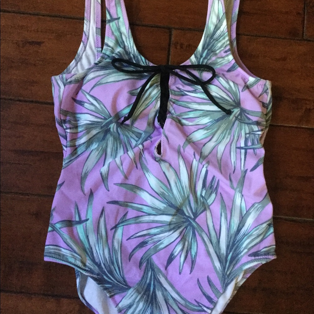 PINK lace up one piece ๐๐ - Picture 1 of 4